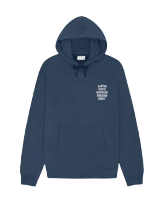 Les Deux Ceramic Hoodie - Dark Denim Blue